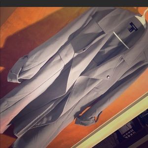 Gray Crepe TrenchCoat